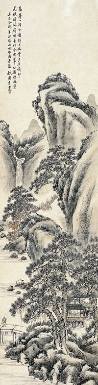 吴谷祥（1848～1903） 松山隐居图