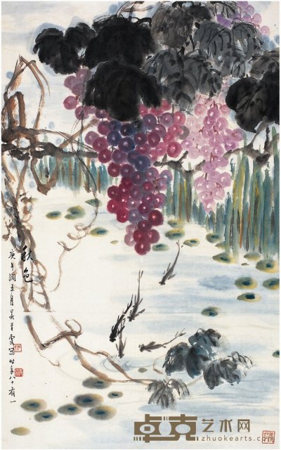 吴青霞（1910～2008） 秋色 
