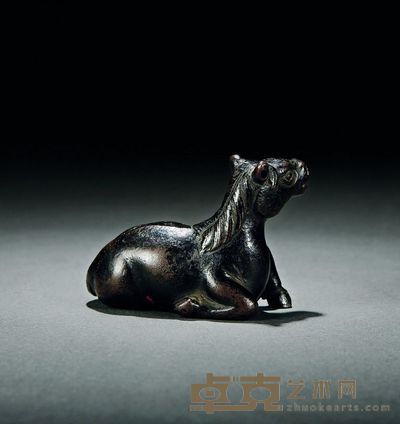 明 铜马水注 