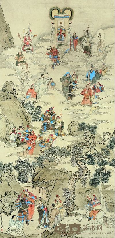 群仙故事 130×63cm