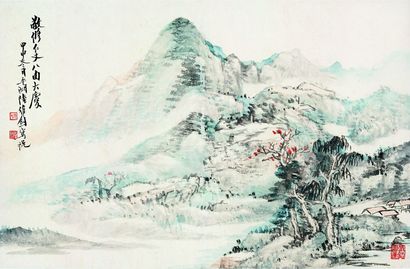 陆微昭 山水