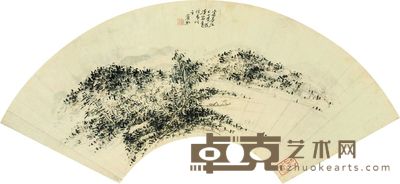 山水 18×53cm