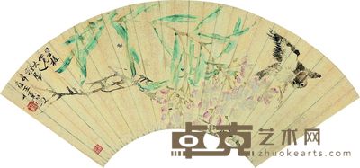 花鸟 18.5×53cm