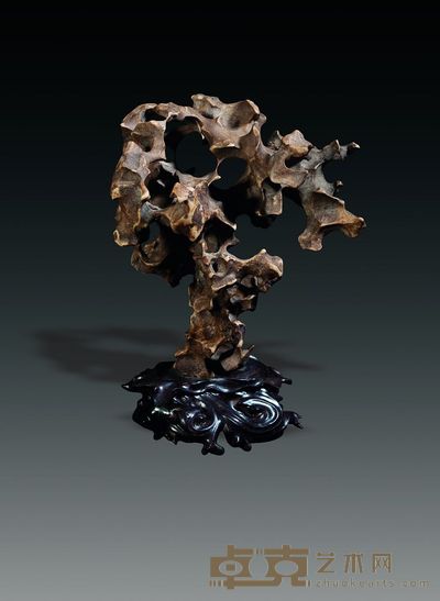 明代 供石 高21.5cm