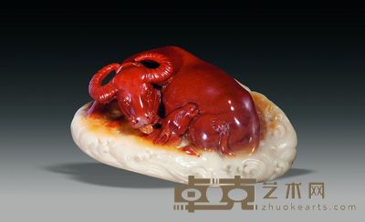 杜林母子情把件 9×4.8×3.3cm