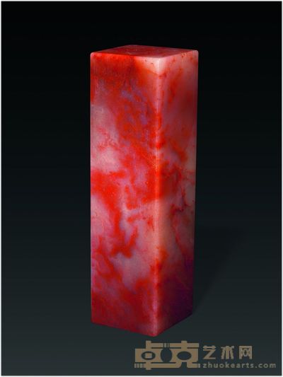 巴林冻印章（平头章） 3.3×3.3×11.9cm