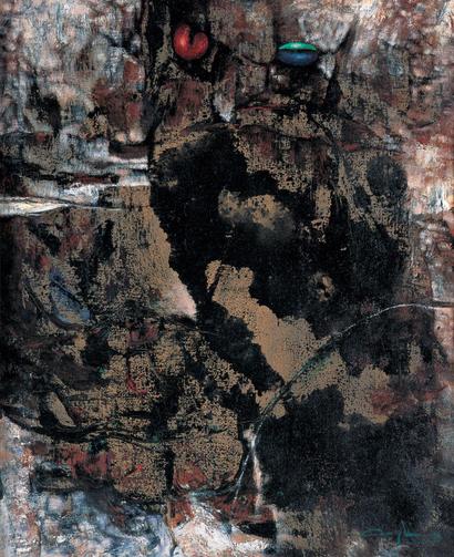 关玉良 1997年作 猫头鹰