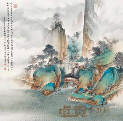 陈无忌 山水 镜心 68.5×66cm