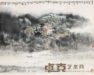 宋玉麟 富春山印象 立轴 47.5×60cm
