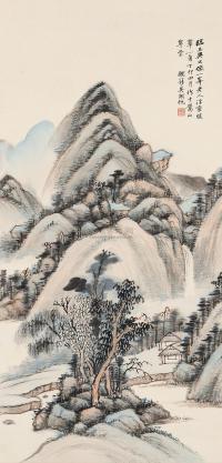 吴湖帆 丁卯（1927）年作 浮峦暖翠 立轴