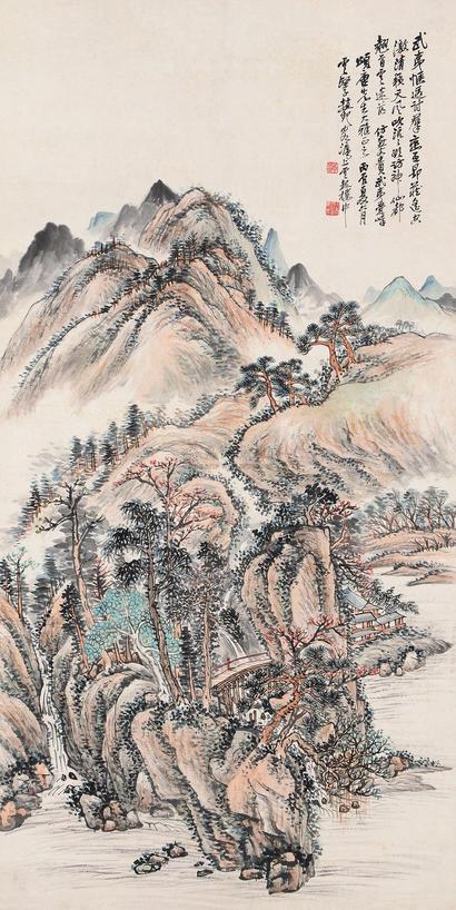 赵云壑 丙辰（1916）年作 武夷叠嶂 立轴