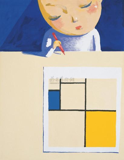 刘野 2001年作 画格子