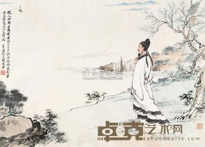 刘凌沧 1981年作 李白诗意图 镜心 68×94cm