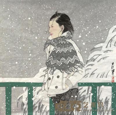 宋彦军 人物 软片 68×68cm