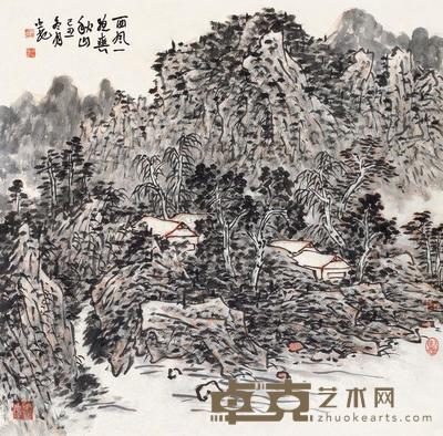 谢小毛 西风一夜爽秋山 软片 68×68cm