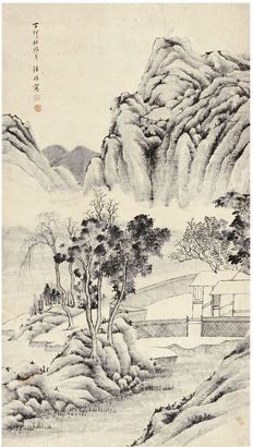 汪舫 山水