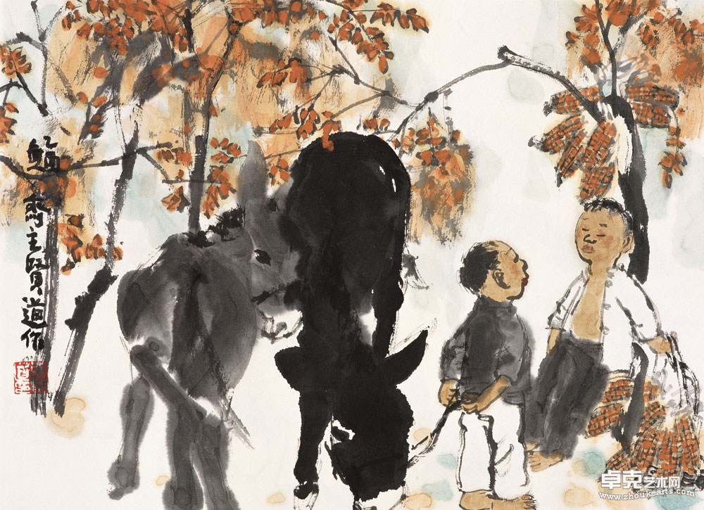 秋的童话34.5cm×47cm