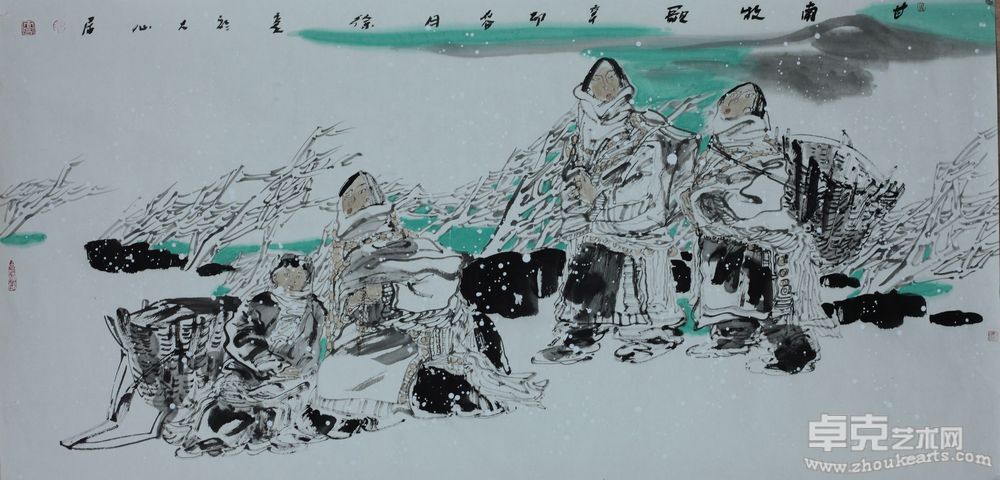 甘南牧歌69x137cm