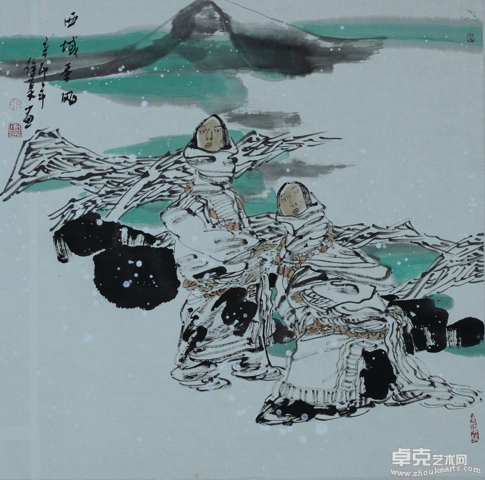 西域季风69x69cm
