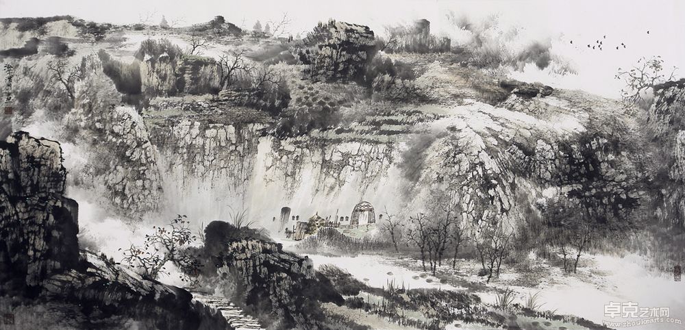 空山过雨68cm x 136cm