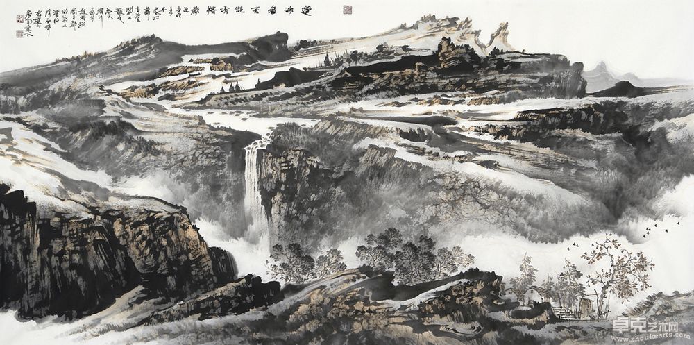 造物无言却有情68cm x 136cm