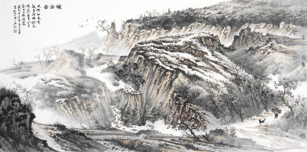 秋山图68cm x 136cm