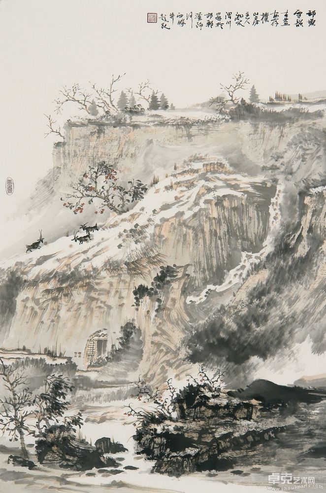 邙塬雪韵45cm x 68cm