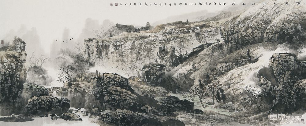 雨过太行秋气清75cm x 180cm