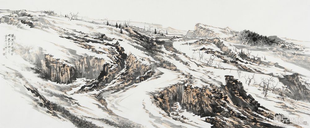 简净空山待雪晴75cm x 180cm
