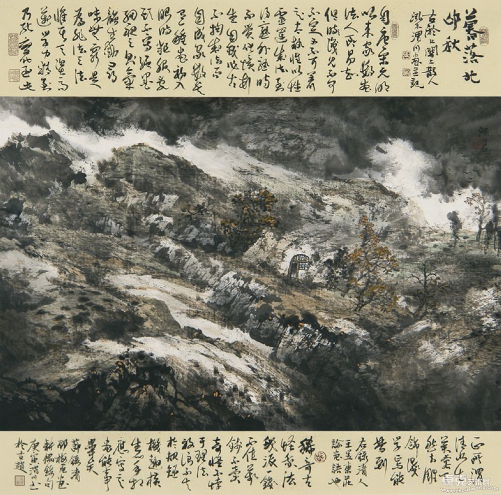 暮落北邙秋68cm x 68cm