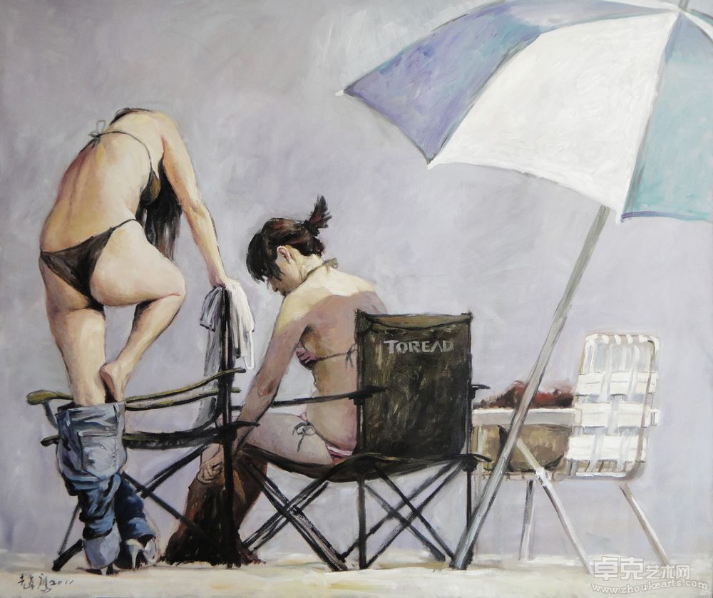 《假日1》150cm×180cm
