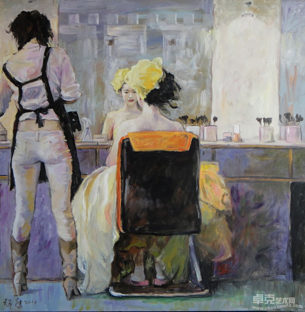 《新娘》150cm×150cm