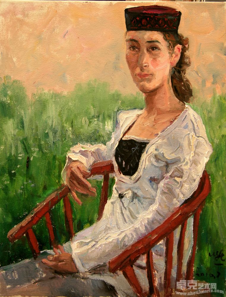 《大学生》61x50cm