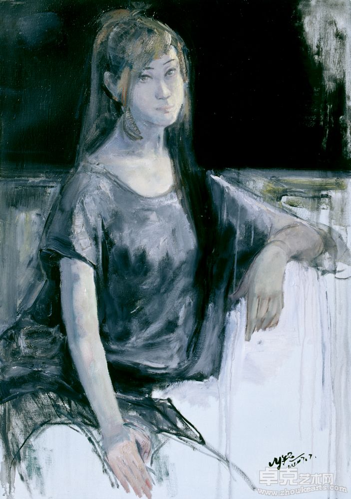 《李楚坐像》92x65cm