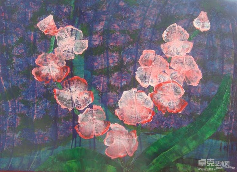 蝴蝶蘭450×35cm