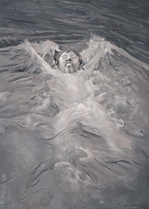 老栗 布面油彩70×50cm