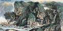 青绿山水 镜心