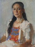 女肖像