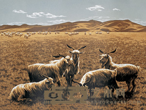五羊图 68×90cm