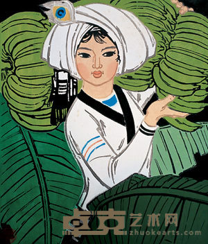 蕉香时节 53.5×46cm