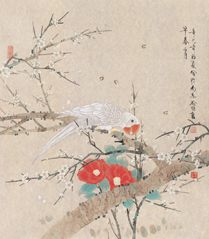 早春二月 镜心67×58cm
