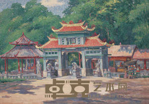 郑和庙 73×100cm