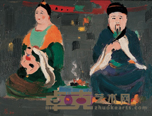 送子图 32×46cm