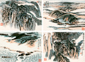 山水小品 （四幅） 立轴