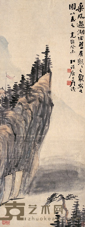 一帆风顺 立轴 84.5×32cm