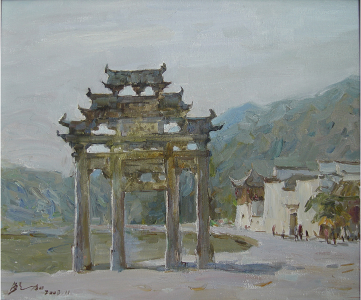 西递牌坊５０ＣＭ＊６０ＣＭ