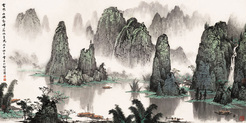 云飞山欲动 峰高水自流