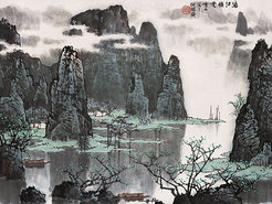 漓江横云