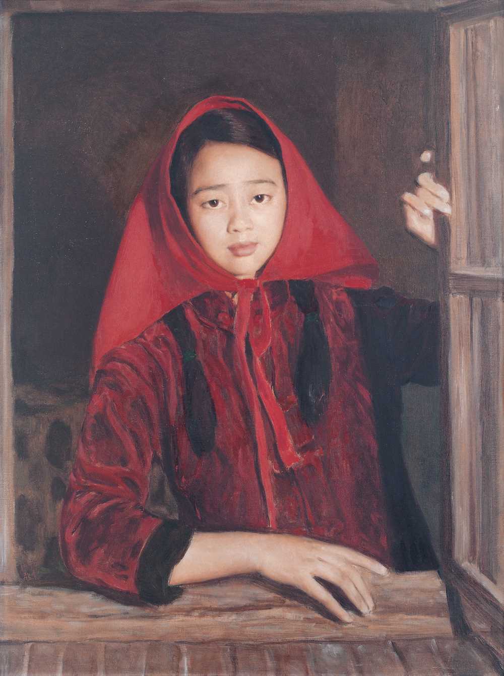 杨飞云 1990年作 望 图录号: 145 年代: 艺术家: 杨飞云 材质: 油画