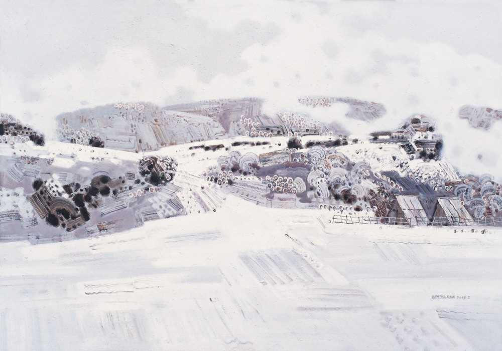 翁凯旋 2005年作 仙女山·雪3